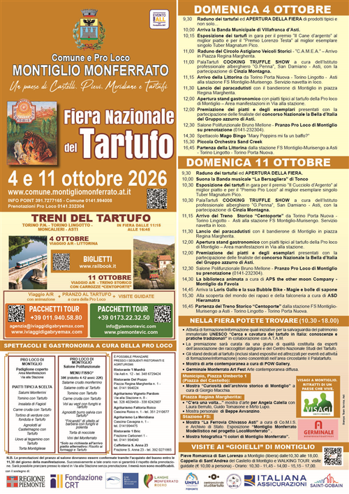 Manifesto Fiera Tartufo